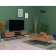 Vardagsrumsmöbelset Hanah Home Laxus Tak?m 10 Valnöt Spånskiva 180x50x40 cm - Möbler - 8684282298151 - 2