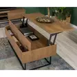 Vardagsrumsmöbelset Hanah Home Laxus Tak?m 10 Valnöt Spånskiva 180x50x40 cm - Möbler - 8684282298151 - 6
