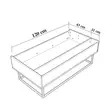 Vardagsrumsmöbelset Hanah Home Laxus Tak?m 10 Valnöt Spånskiva 180x50x40 cm - Möbler - 8684282298151 - 15