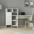 Skrivbord Hanah Home Bugra Vit Spånskiva 135,9x111,8x60 cm - Skrivbord - 8682870110281 - 2