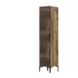 Garderob Hanah Home Kumsal P Valnöt Antracit Spånskiva 40x47,5x201,4 cm - Garderober - 8684282088721 - 1