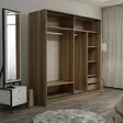 Garderob Hanah Home Kale Dore Antracit Spånskiva 180x190x60 cm - Garderober - 8683742562351 - 5