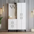 Hallmöbel Hanah Home Berlin BA Vit Spånskiva 120x200x35 cm - Hallskåp - 8683342460811 - 2
