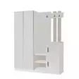 Hallmöbel Hanah Home Dd8 White Spånskiva 147,2x179,7x37,5 cm - Hallskåp - 8683342403771 - 1