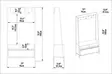 Hallmöbel Hanah Home Devin Vit Spånskiva 94x180x35,3 cm - Hallskåp - 8682870664401 - 5