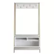 Hallmöbel Hanah Home Devin Vit Spånskiva 94x180x35,3 cm - Hallskåp - 8682870664401 - 1