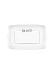 Uppläggningsfat Hermia Vit Keramik 34x25 cm - Tallrikar - 8684283616381 - 1