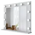 Spegel Hanah Home EF108 Vit Spånskiva 90x71,8x15 cm - Speglar - 8684282480891 - 1