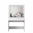 Sminkbord Hanah Home BJ120 Vit Spånskiva 90x76,8x45 cm - Toalettbord - 8684282480761 - 1