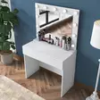 Sminkbord Hanah Home BJ120 Vit Spånskiva 90x76,8x45 cm - Toalettbord - 8684282480761 - 8