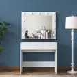 Sminkbord Hanah Home BJ120 Vit Spånskiva 90x76,8x45 cm - Toalettbord - 8684282480761 - 10