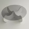 Soffbord Hanah Home Himalayas Vit Härdat Glas Spånskiva 90x30x90 cm - Soffbord - 8683342746861 - 9