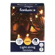 Valoketju 120 LED meripihka musta johto Finnlumor - Tunnelmallinen lämmin meripihkanvärinen valosarja ulko- ja sisäkäyttöön (11,9 m, IP44) - Ljusslingor - 6410416424361 - 6