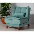 Bäddsoffa Atelier del Sofa Kelebek TKM03 Pistagegrön Tyg 190x85x90 cm - Bäddsoffor - 8682870916821 - 5