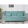 Bäddsoffa Atelier del Sofa Kelebek TKM03 Pistagegrön Tyg 190x85x90 cm - Bäddsoffor - 8682870916821 - 4