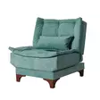 Bäddsoffa Atelier del Sofa Kelebek TKM03 Pistagegrön Tyg 190x85x90 cm - Bäddsoffor - 8682870916821 - 7