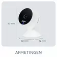 Wi-Fi babyvakt med kamera Vit - Babylarm - 8712412594221 - 57