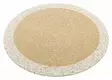 Matta Conceptum Ptn 02 Beige Polypropen Jute Bomull 90x90 cm - Runda mattor - 8682870827301 - 1