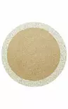 Matta Conceptum Ptn 02 Beige Polypropen Jute Bomull 90x90 cm - Runda mattor - 8682870827301 - 2
