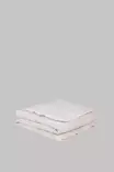 Enkelt täcke, vitt, 155 x 215 cm, mjukt, lättskött - Kuddar och täcken - 8683342864961 - 1