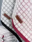 Handduk Set Mijölnir Svart Vit Grå Rosa 75% Bomull 25% Polyester 50x90 cm - Handdukar - 8683743425891 - 2