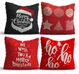 Prydnadskudde Set Aberto Design NYXMAS09 Flerfärgad Bomull Polyester 43x43 cm - Prydnadskuddar - 8683342388191 - 1