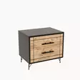 Sängbord Hanah Home Night Ek Spånskiva 50x55x40 cm - Nattduksbord - 8684282136231 - 3