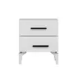 Sängbord Hanah Home Kale Vit Spånskiva 50x56x47 cm - Nattduksbord - 8684282702771 - 5