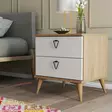 Sängbord Hanah Home Versa Ce 3636 Ek Spånskiva 52x55,1x45 cm - Nattduksbord - 8683743041831 - 2