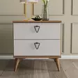 Sängbord Hanah Home Versa Ce 3636 Ek Spånskiva 52x55,1x45 cm - Nattduksbord - 8683743041831 - 4