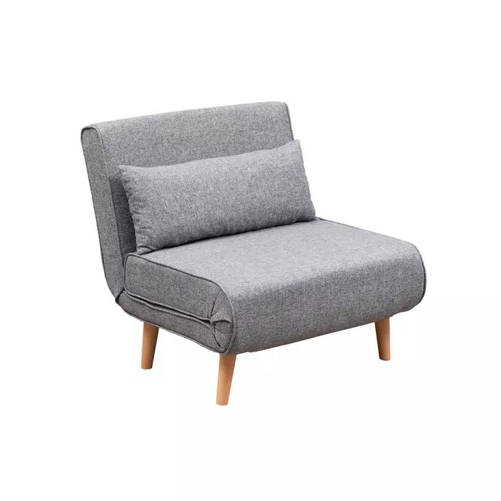 Bäddfåtölj Atelier del Sofa Folde Light Grey Polyester 80x50x42 cm - Bäddsoffor - 8683743461011 - 1