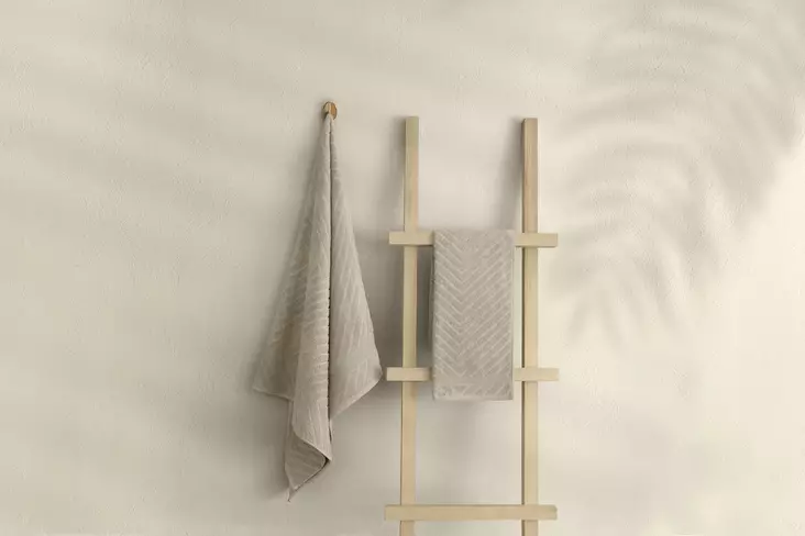 Badrumshandduk Set Mijölnir Beige 100% Bomull 50x90 cm & 90x150 cm - Handdukar - 8683743314331 - 1