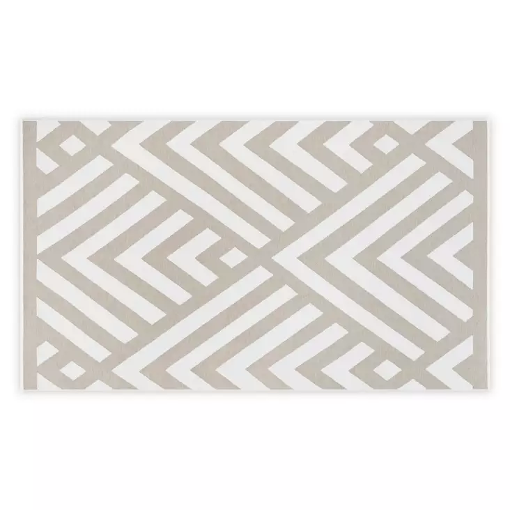 Fouta Mijölnir Varmgrå Vit 100% Bomull 100x180 cm - Handdukar - 8681875946741 - 1