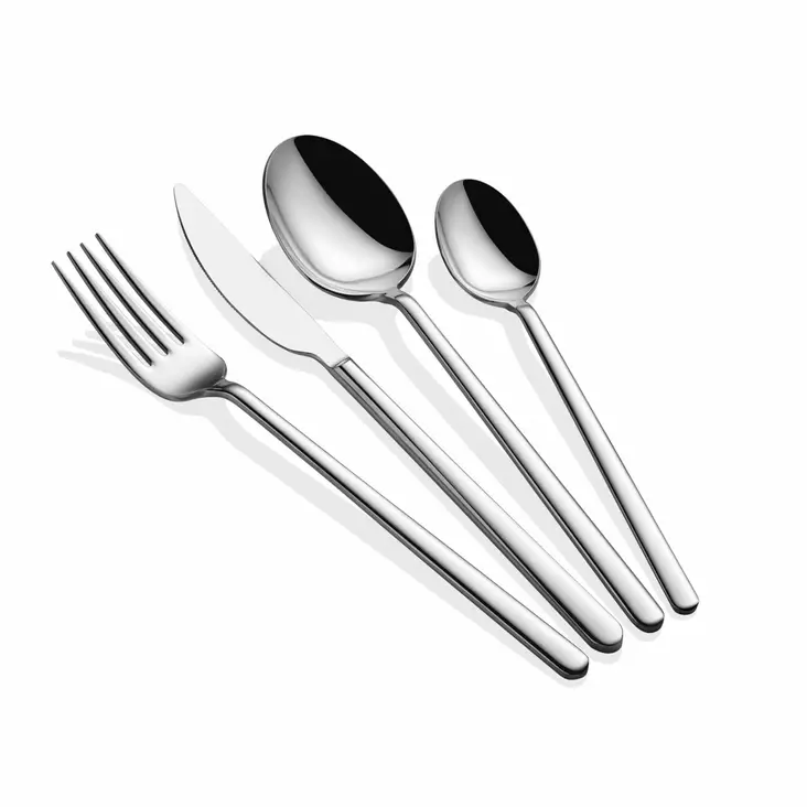Bestickset Hermia Allegra Silver Rostfritt Stål 24 Delar - Bestick och serveringsredskap - 8684283550371 - 1