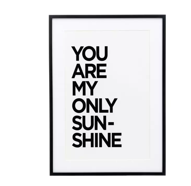 4Living kehys musta 50x70 cm - Tavlor och ramar - 6410413199491 - 1