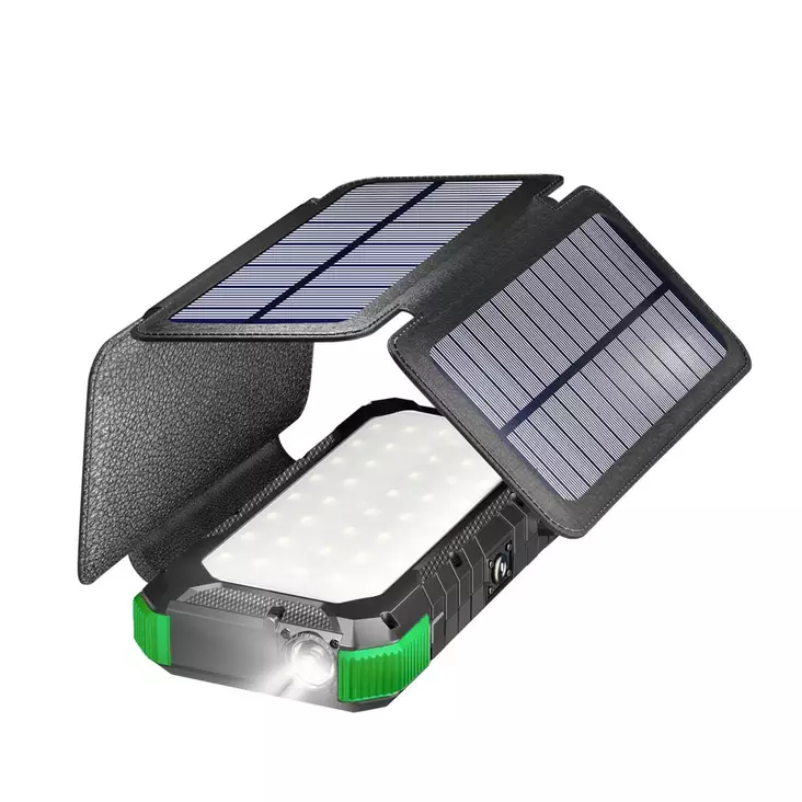 Blavor 4 solcell 20 000 mAh powerbank - Powerbanks - 6438014326221 - 1