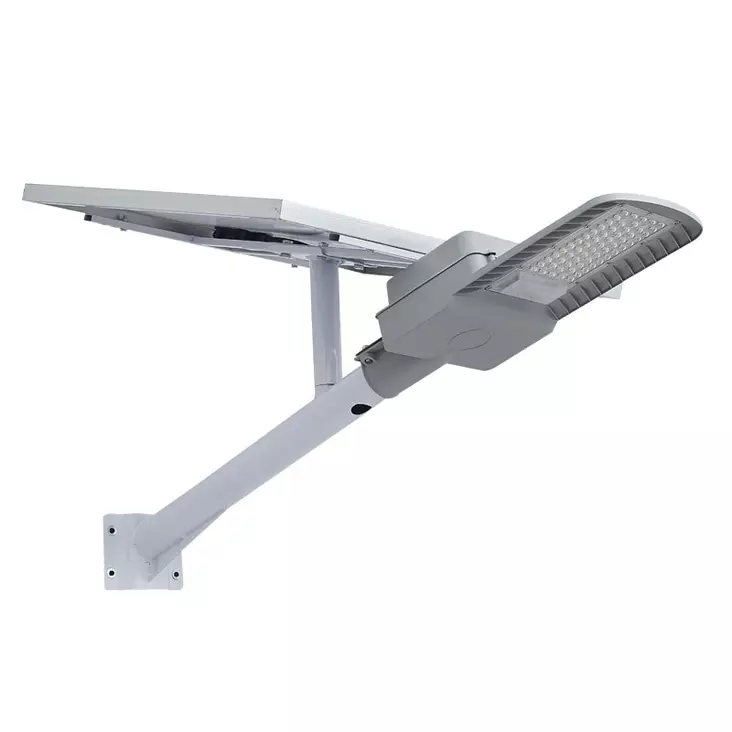 BrightSolar Hybrid solcell + 230V gatu-/gårdsbelysning - Strålkastare - 6438014367521 - 1