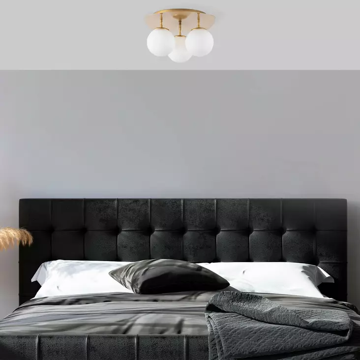 Taklampa Opviq Well 11710 Guld Metall 37 x 44 x 25 cm - Tak- och vägglampor - 8683342591881 - 1