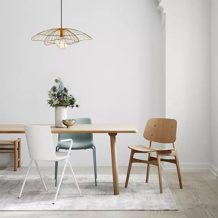 Taklampa Opviq Berceste Guld Metall 50 x 111 cm - Tak- och vägglampor - 8681875790801 - 1