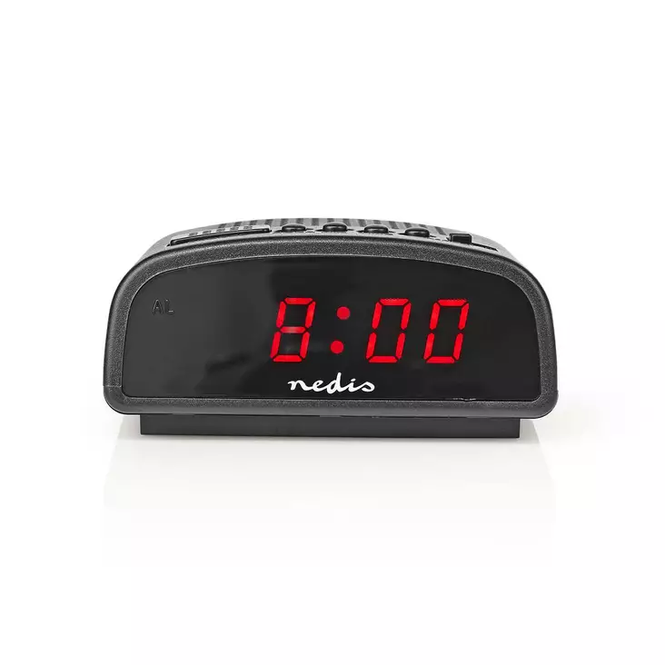 Digital skrivbords alarmklocka | LED | Snooze-funktion | Svart - Klockor - 5412810273881 - 1