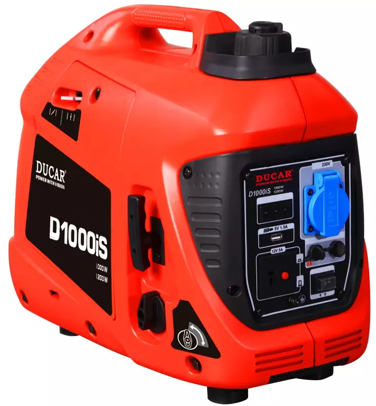 Generaattori Ducar D1000IS p=C3=A4=C3=A4kuva=20 - Elverk - 6438014265131 - 1