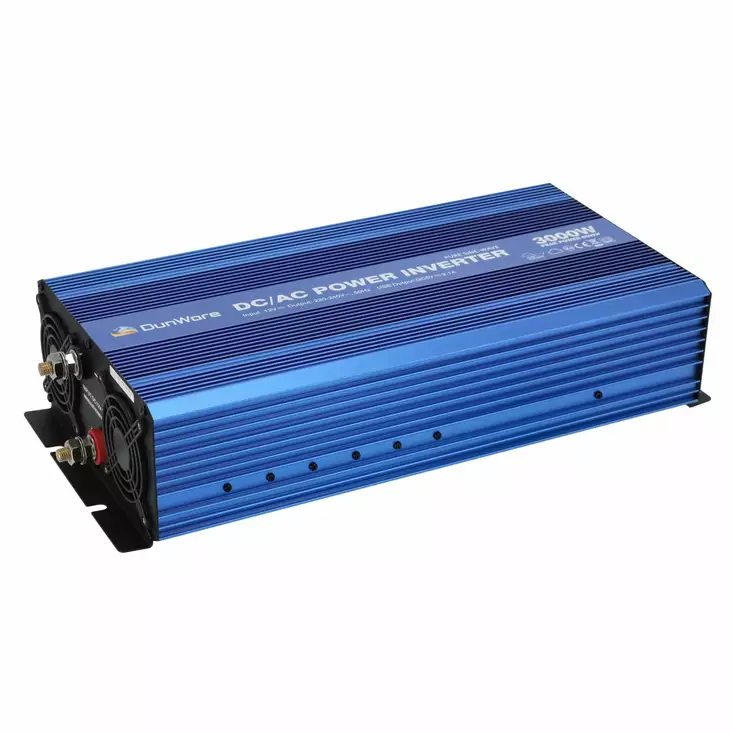 DunWore PS 12 V 3000 W sinusinverter - Växelriktare och laddare - 6438014353951 - 1