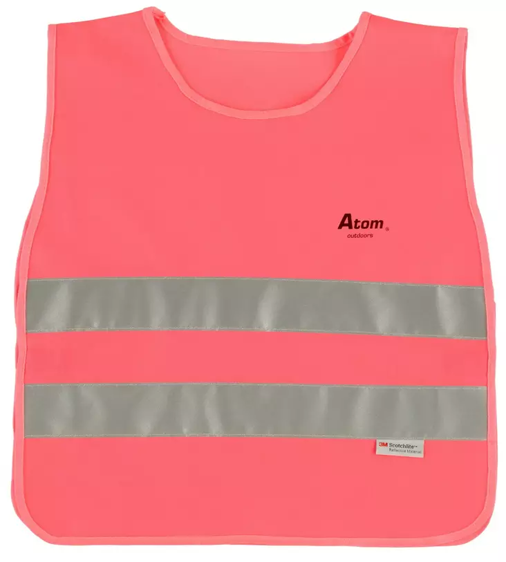 Heijastinliivi lasten 3M pinkki M - Reflexer och varselvästar - 6410413204591 - 1