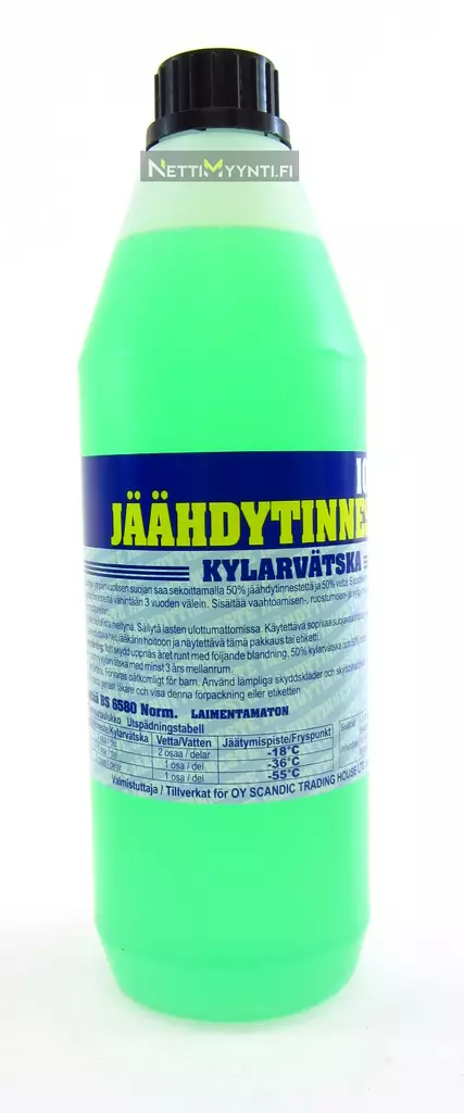Kylarvätska grön 100% 1 l - Kylvätskor - 2050002856721 - 1