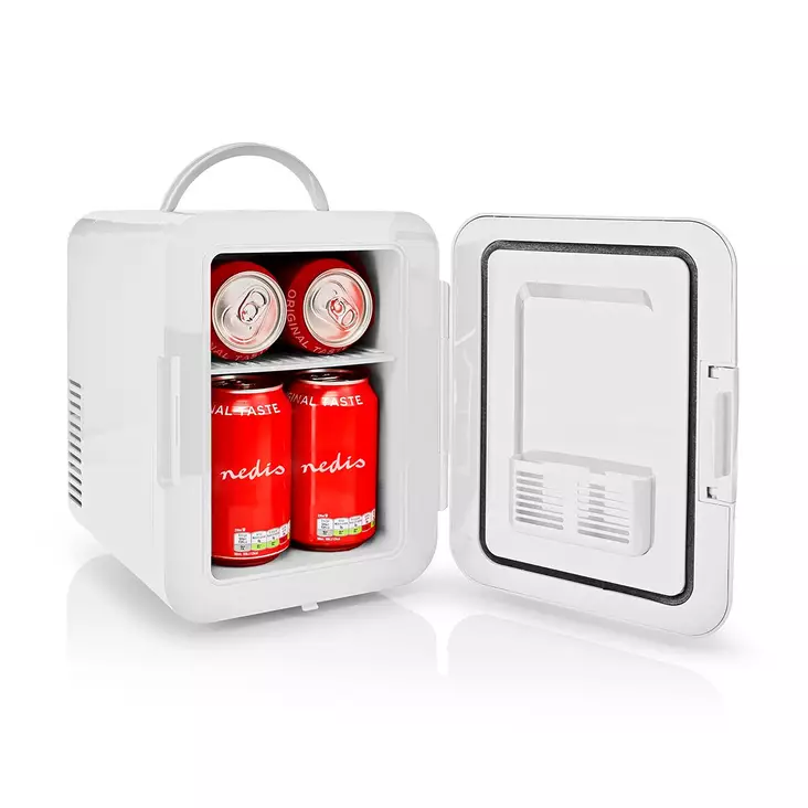 Portabelt mini kylskåp | 4 l | 12 V DC / 100 - 240 V AC | Vit - Kylskåp och frysar - 5412810335961 - 1