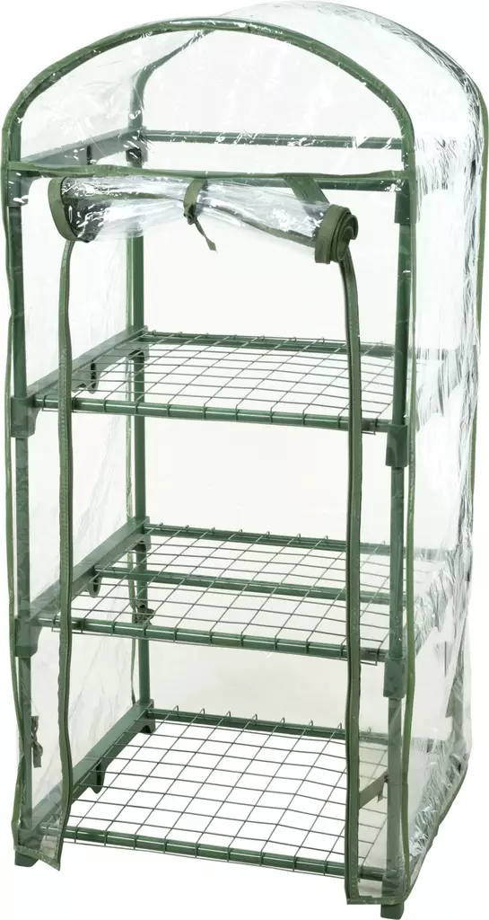Växthus 3 Hyllor - Kompakt och Praktiskt - Växthus - 8720573943901 - 1