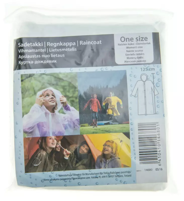 Kertak=C3=A4ytt=C3=B6sadetakki naisten hupulla - Paraplyer och regnkläder - 6410410146801 - 1