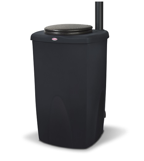 Kompostik=C3=A4ym=C3=A4l=C3=A4 Biolan eco tummanharmaa=20 - Torrtoaletter - 6411960057951 - 1