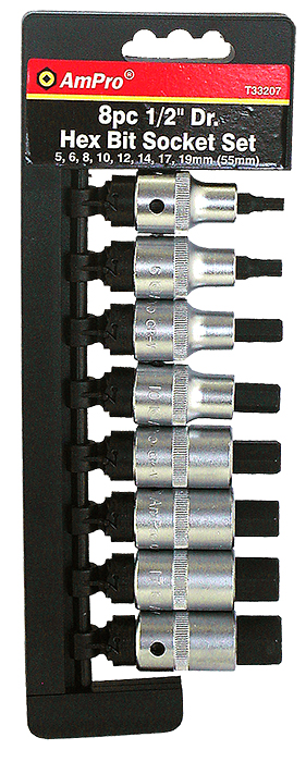 HEX hylsor bits 1/2" - Hylsnyckelsatser - 795609332071 - 1