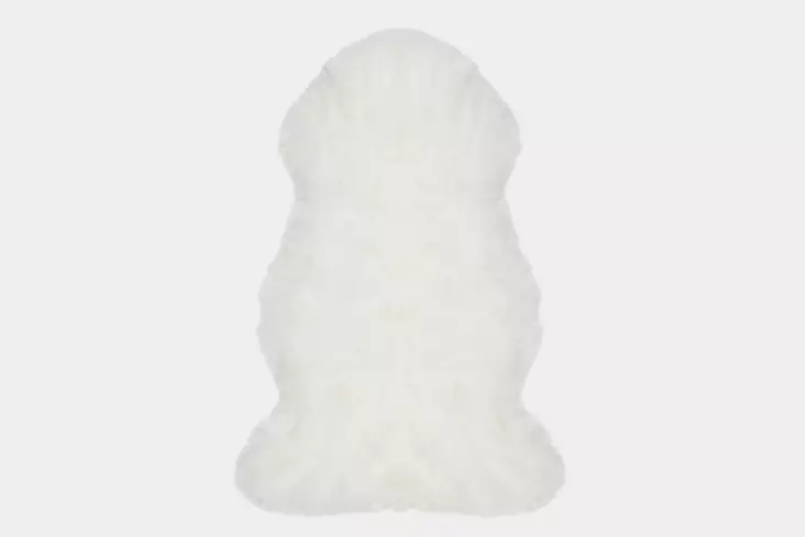 Lammskinn äkta 50 x 90 cm vit - Fårskinn, kohudar, konstgjorda hudar - 6410412974471 - 1